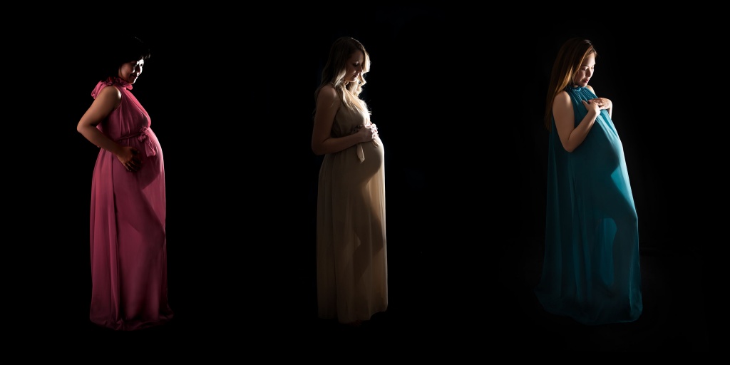 Beautiful Maternity Gown available for use during our Maternity Photography Sessions